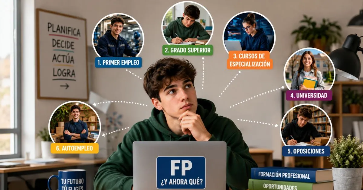 Qué hacer después de terminar la FP: 6 salidas (y cómo dar el paso)
